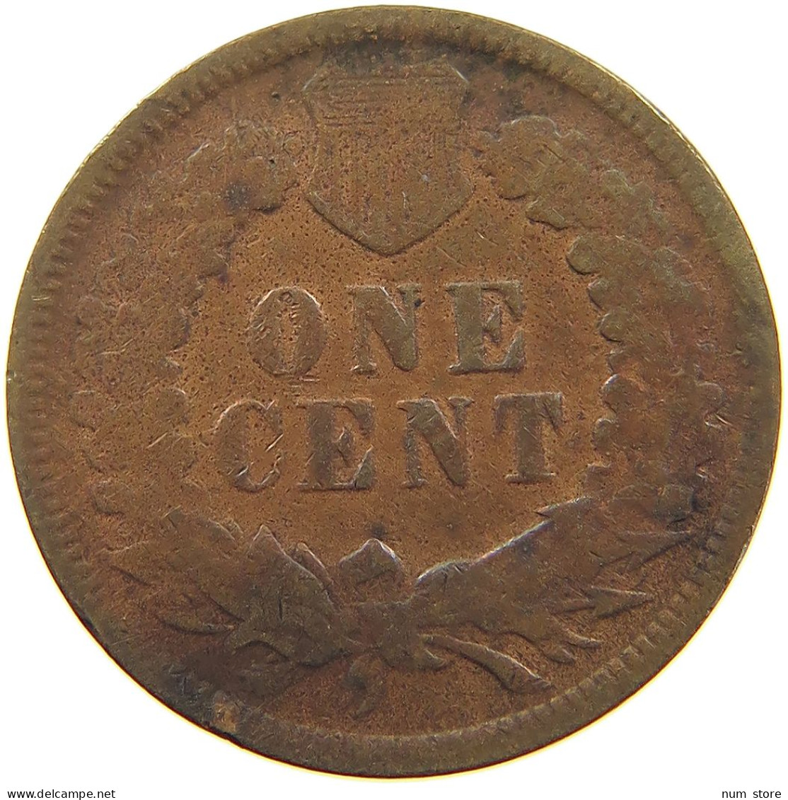 UNITED STATES OF AMERICA CENT 1887 INDIAN HEAD #a063 0195 - 1859-1909: Indian Head