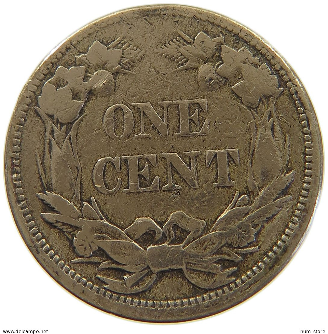 UNITED STATES OF AMERICA CENT 1858 FLYING EAGLE #t157 0621 - 1856-1858: Flying Eagle (Aigle Volant)