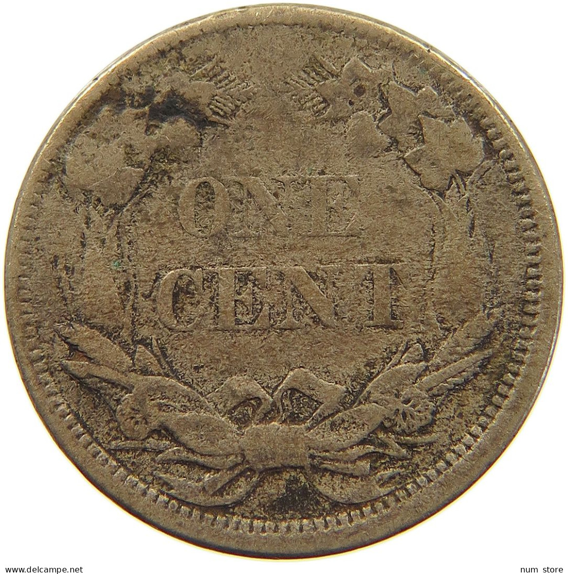 UNITED STATES OF AMERICA CENT 1858 FLYING EAGLE #t003 0311 - 1856-1858: Flying Eagle (Aigle Volant)