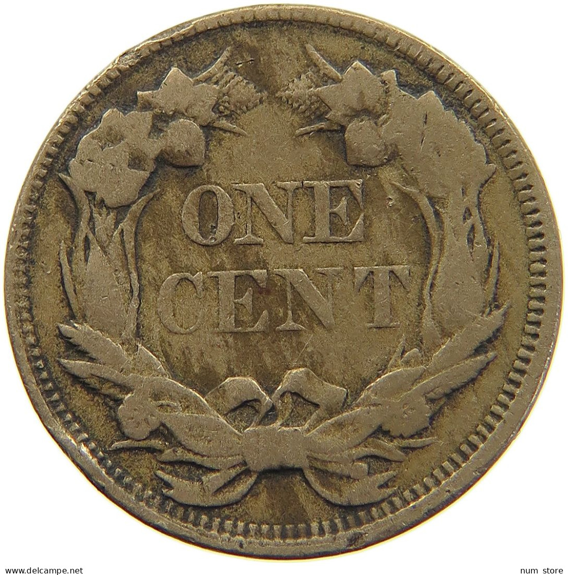 UNITED STATES OF AMERICA CENT 1858 FLYING EAGLE #c012 0339 - 1856-1858: Flying Eagle (Aigle Volant)