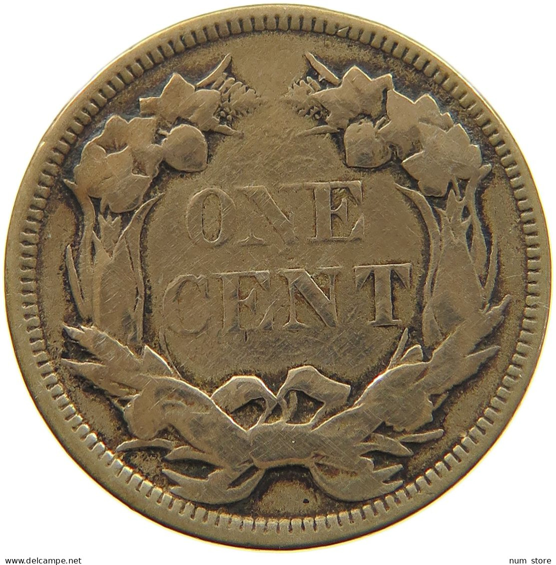 UNITED STATES OF AMERICA CENT 1857 FLYING EAGLE #t140 0293 - 1856-1858: Flying Eagle