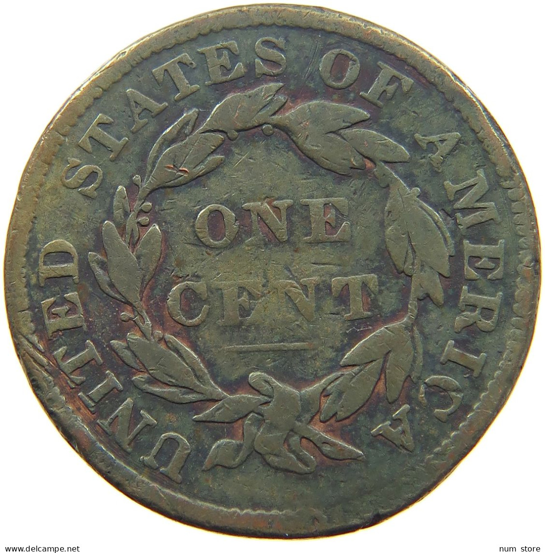 UNITED STATES OF AMERICA CENT 1835 Coronet Head #c003 0353 - 1816-1839: Coronet Head