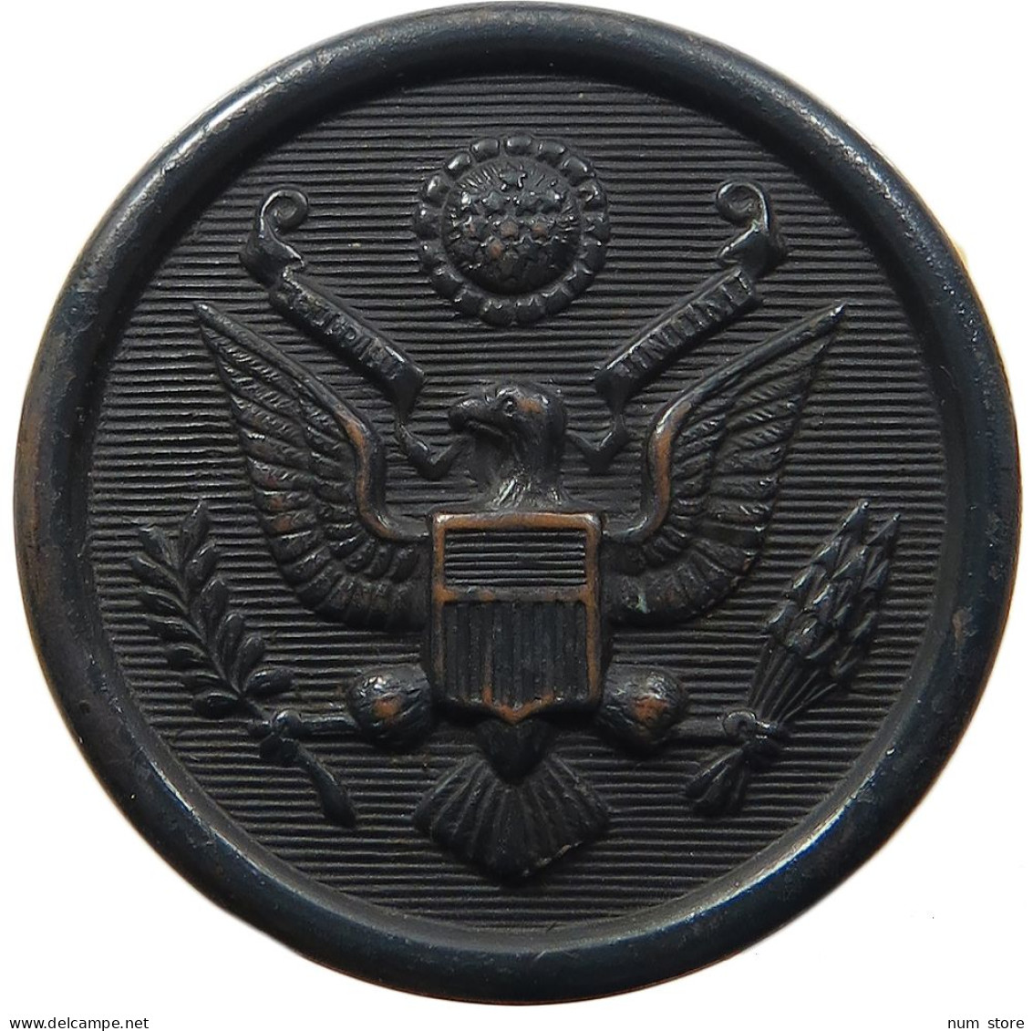 UNITED STATES OF AMERICA BUTTON   #tm4 0445 - Autres & Non Classés