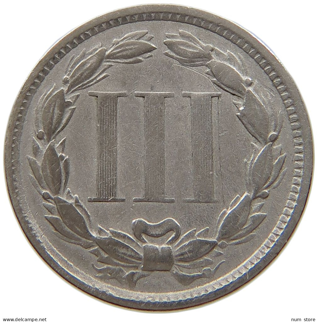 UNITED STATES OF AMERICA 3 CENTS 1869  #a002 0605 - 2, 3 & 20 Cent