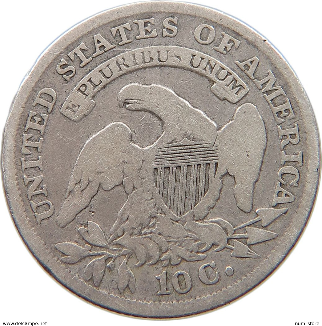 UNITED STATES OF AMERICA 10 CENTS 1835  #t121 0251 - 1796-1837: Bust (Buste)