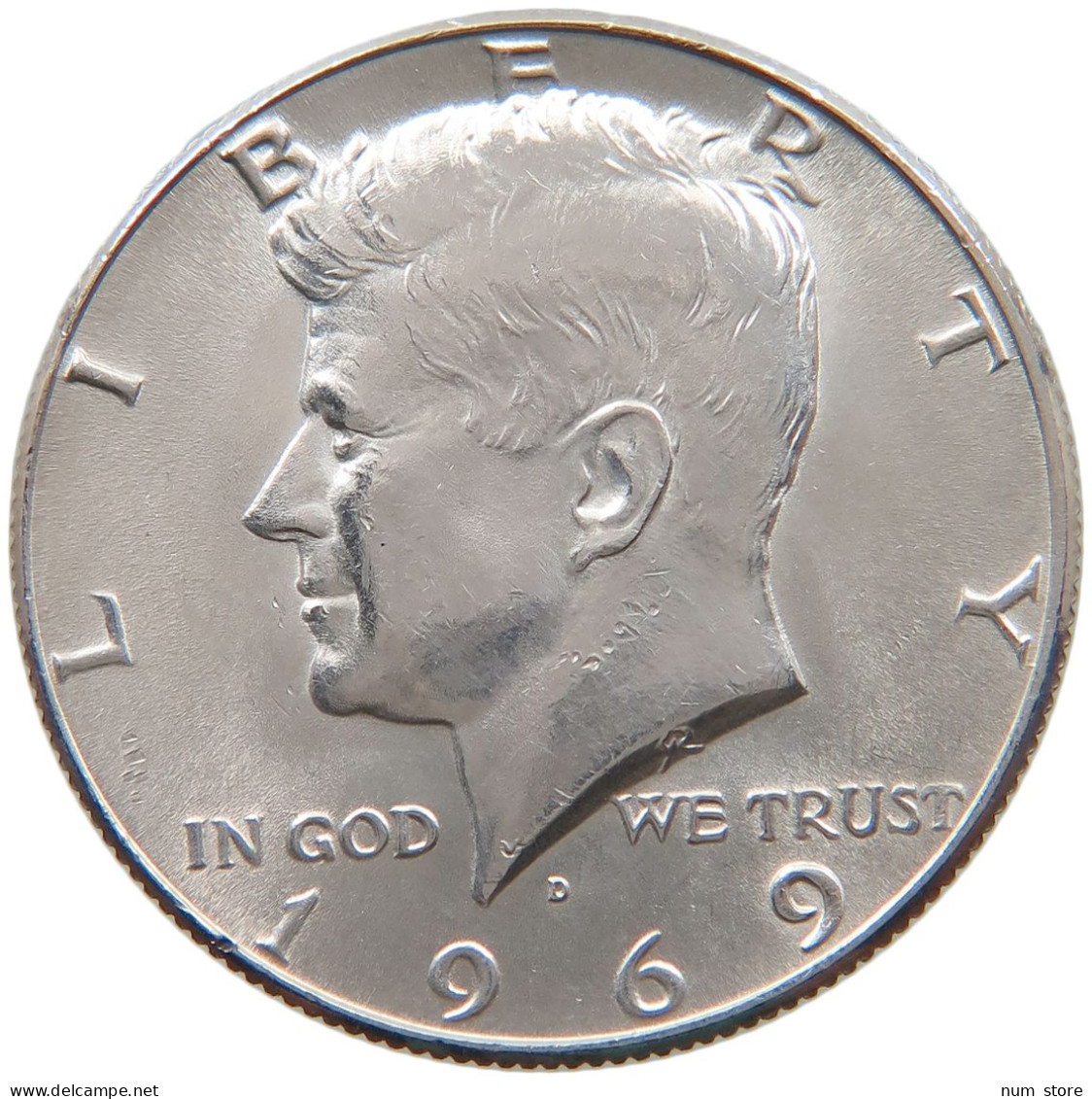 UNITED STATES OF AMERICA 1/2 DOLLAR 1969 D KENNEDY #a073 0639 - 1964-…: Kennedy