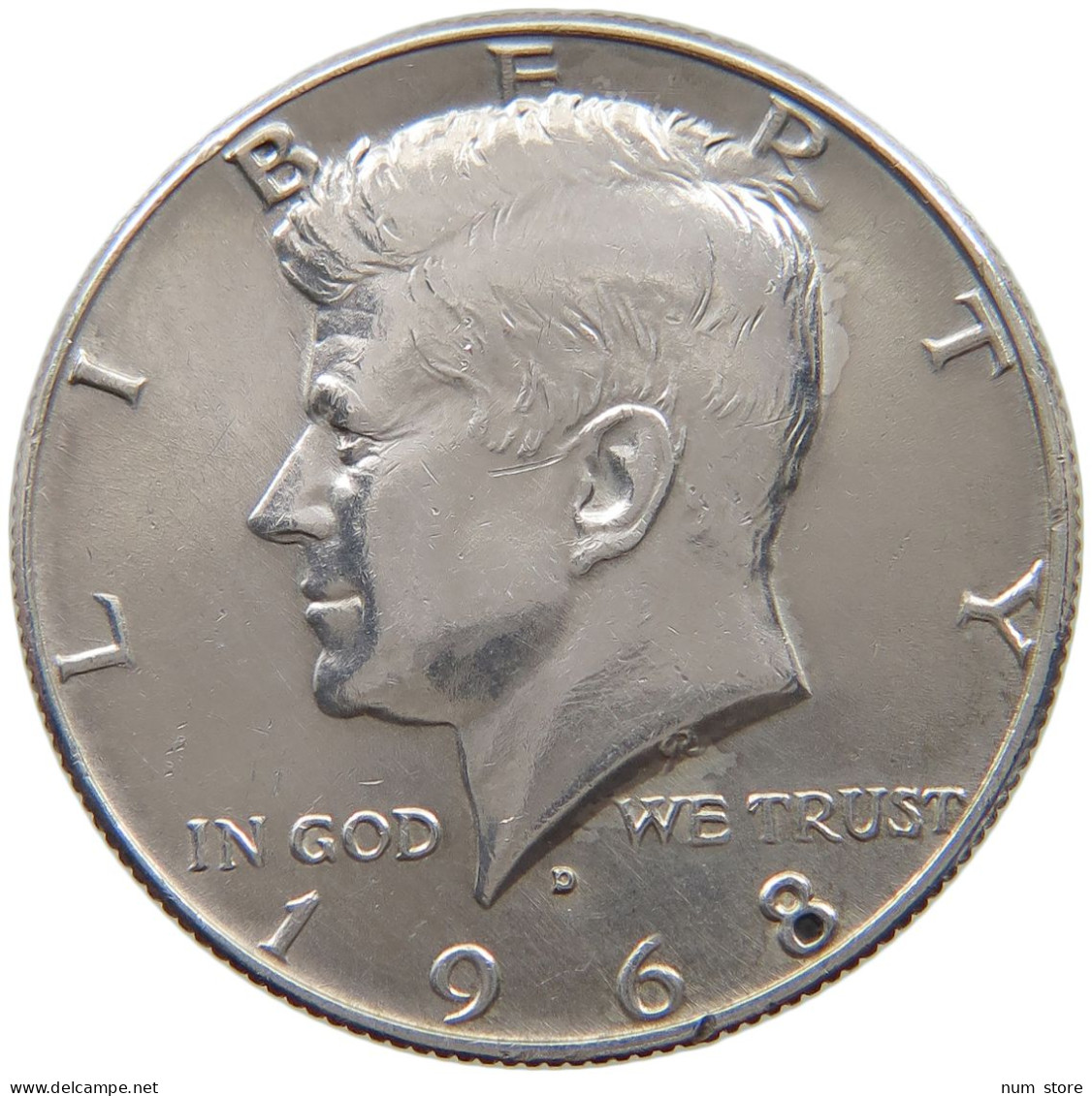 UNITED STATES OF AMERICA 1/2 DOLLAR 1968 D KENNEDY #a082 0079 - 1964-…: Kennedy