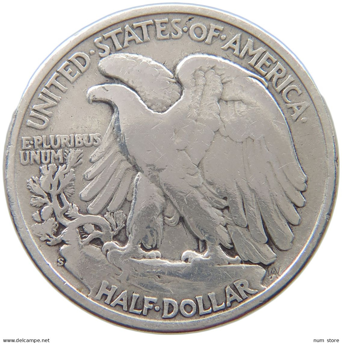 UNITED STATES OF AMERICA 1/2 DOLLAR 1945 S LIBERTY WALKING #a003 0103 - 1916-1947: Liberty Walking (Liberté Marchant)