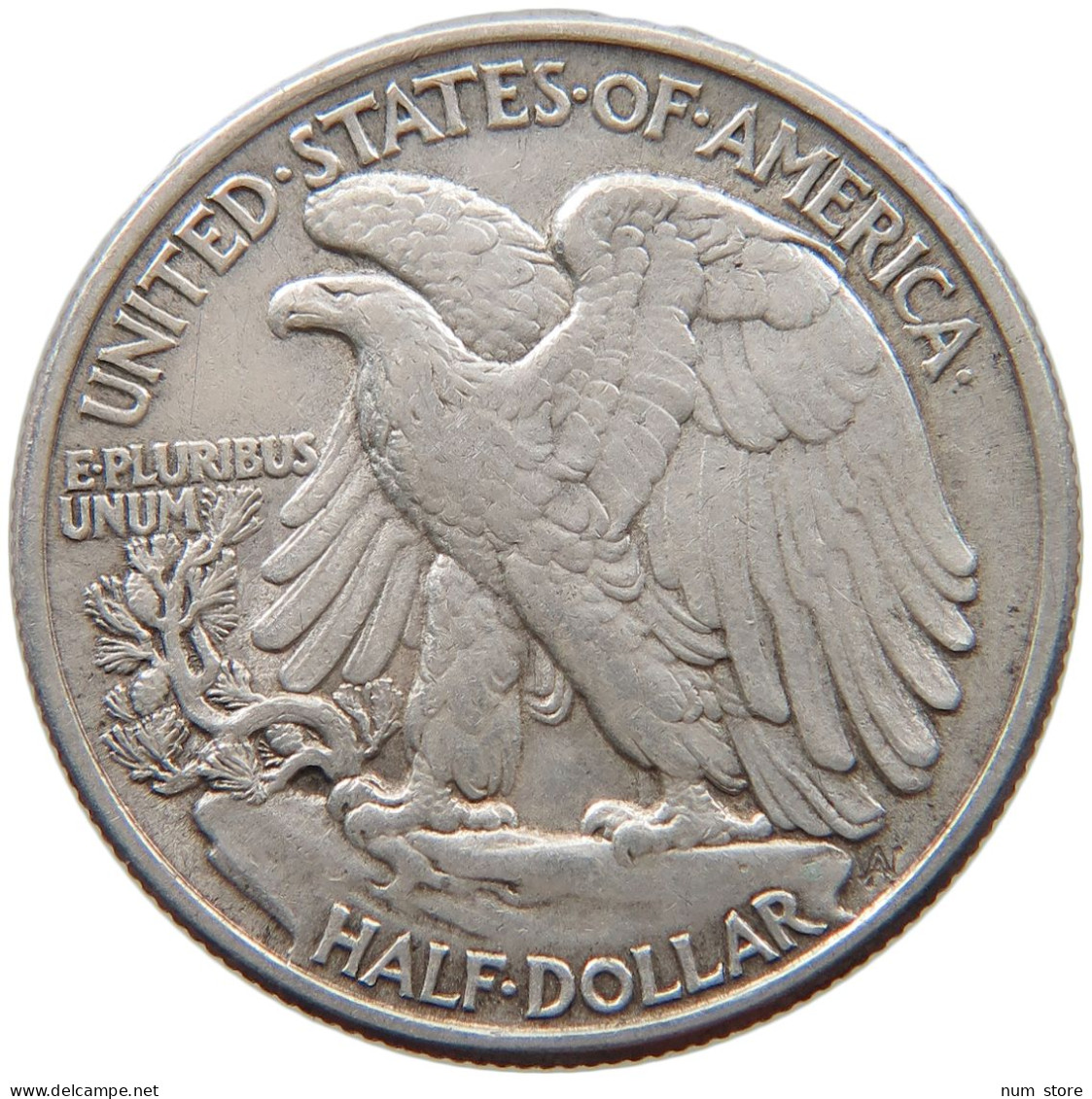 UNITED STATES OF AMERICA 1/2 DOLLAR 1945 LIBERTY WALKING #c058 0113 - 1916-1947: Liberty Walking