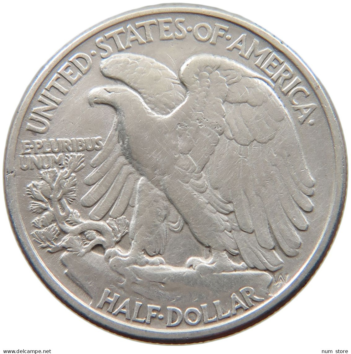 UNITED STATES OF AMERICA 1/2 DOLLAR 1943 LIBERTY WALKING #c058 0109 - 1916-1947: Liberty Walking