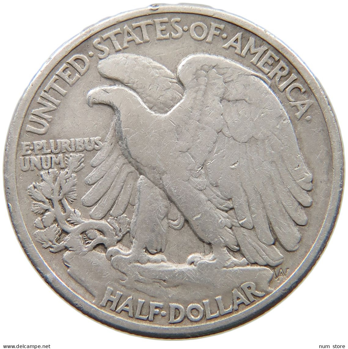 UNITED STATES OF AMERICA 1/2 DOLLAR 1942 LIBERTY WALKING #s058 0431 - 1916-1947: Liberty Walking (Libertà Che Cammina)