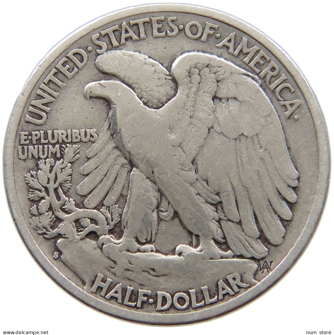 UNITED STATES OF AMERICA 1/2 DOLLAR 1940 S LIBERTY WALKING #a082 0063 - 1916-1947: Liberty Walking