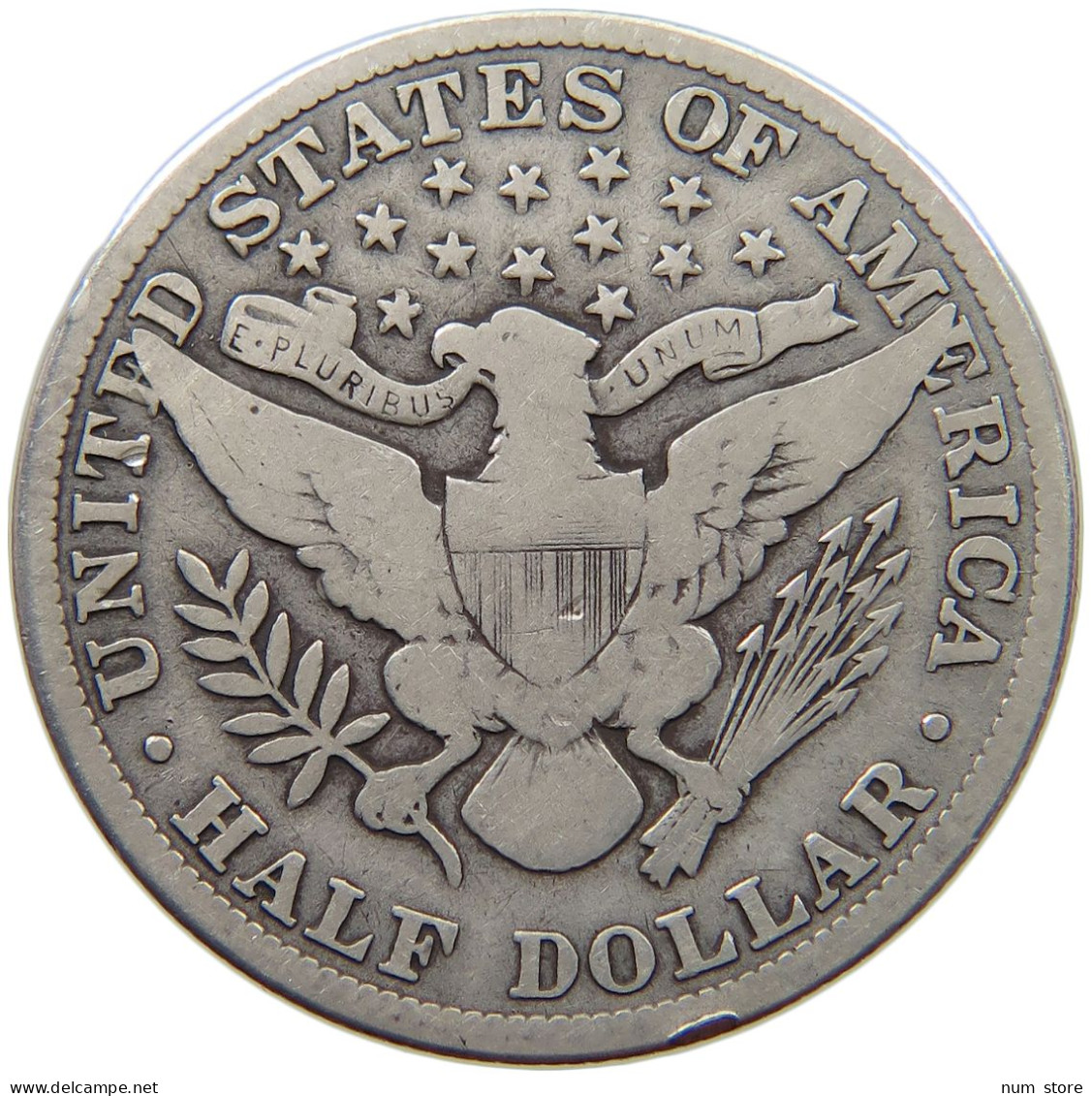 UNITED STATES OF AMERICA 1/2 DOLLAR 1912 BARBER #a082 0099 - 1892-1915: Barber