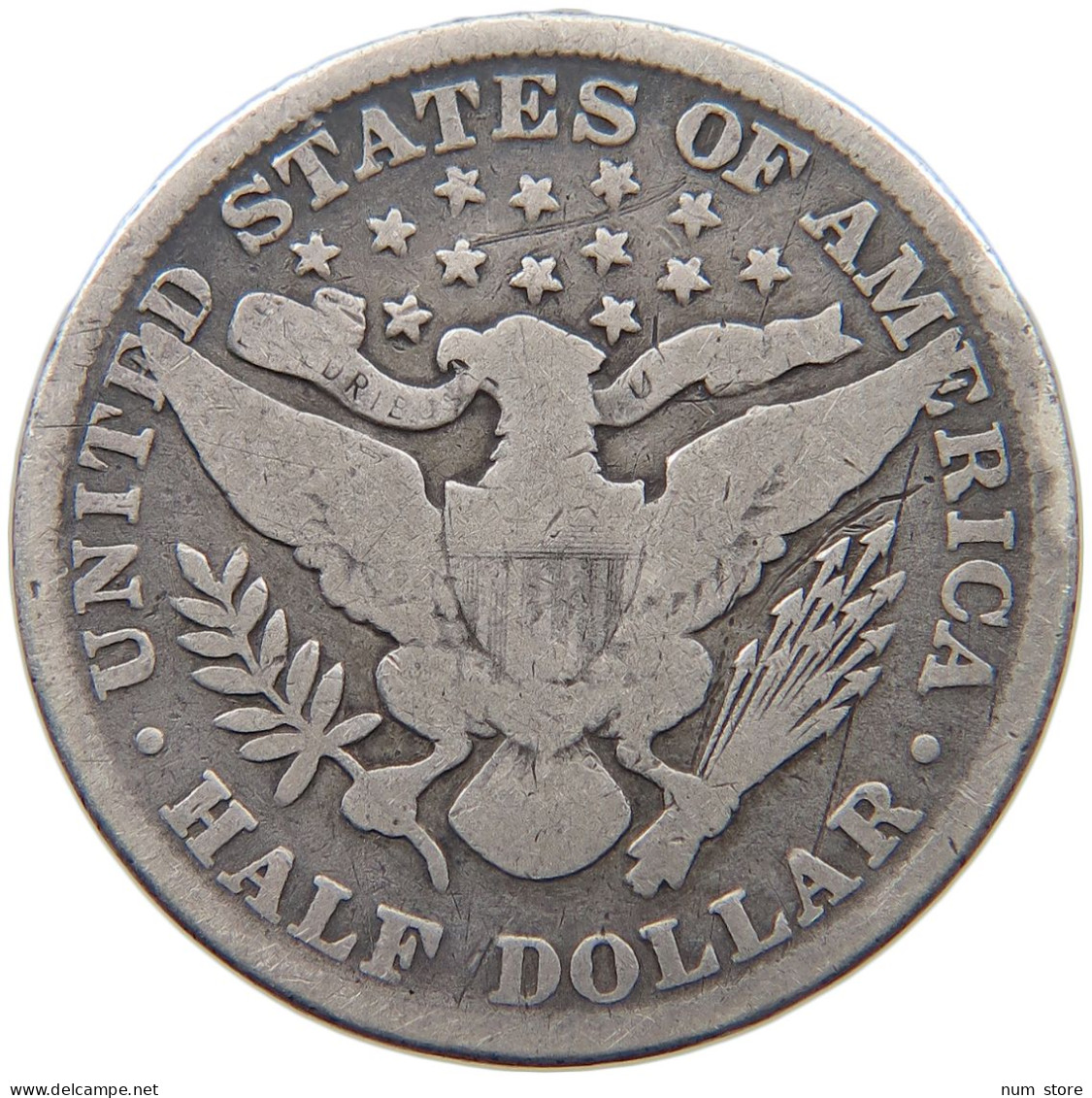 UNITED STATES OF AMERICA 1/2 DOLLAR 1899 BARBER #c003 0001 - 1892-1915: Barber