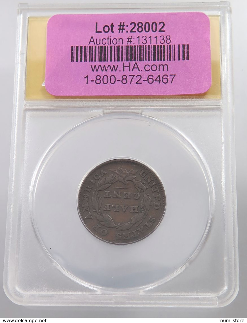 UNITED STATES OF AMERICA 1/2 CENT 1832 Classic Head (1809-1836) #tm6 0089 - 1794-1839: Früher Half Dollar