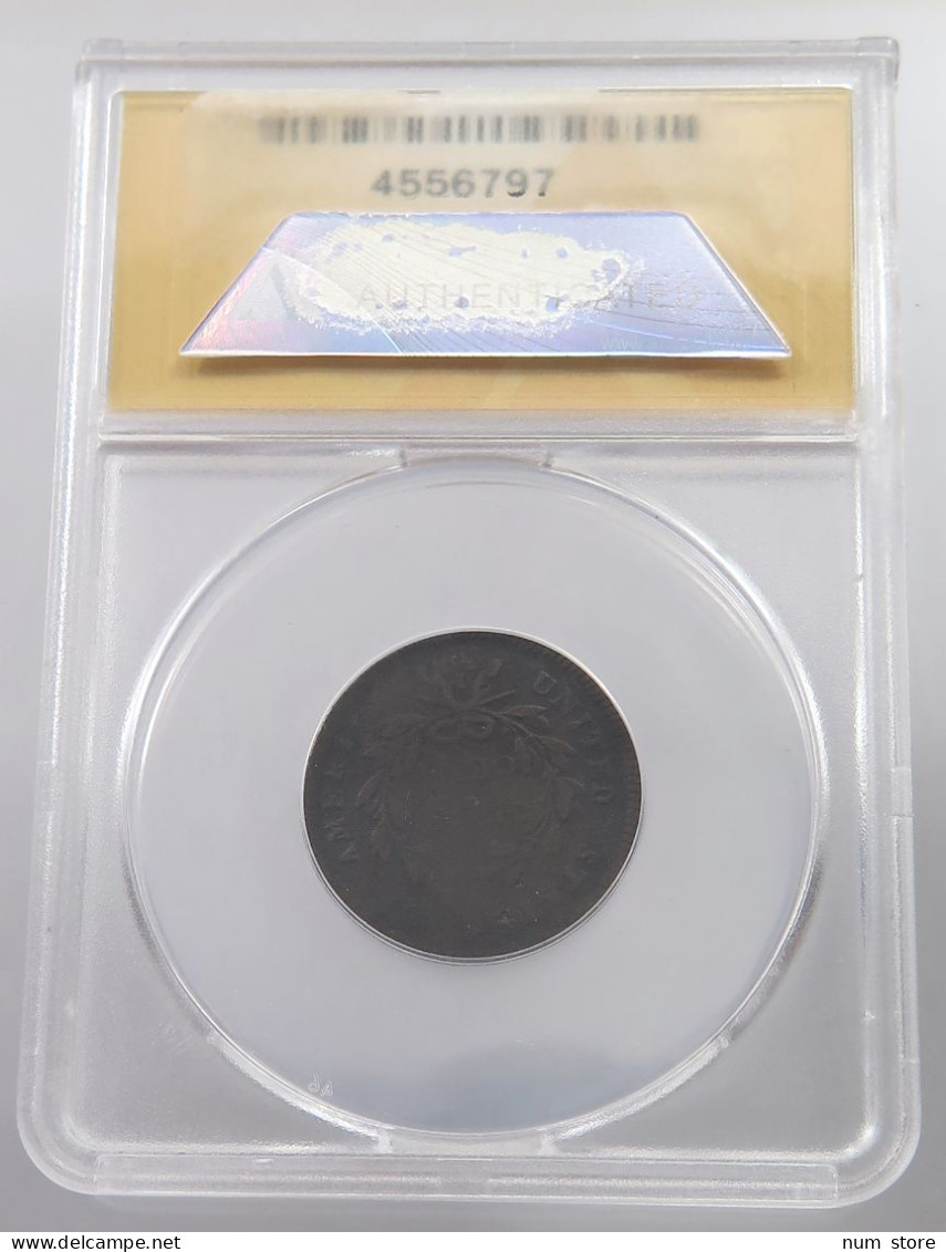 UNITED STATES OF AMERICA 1/2 CENT 1797 Liberty Cap (1793-1797) PLAIN EDGE C-2 #tm6 0085 - 1794-1839: Early Halves (Primizie)