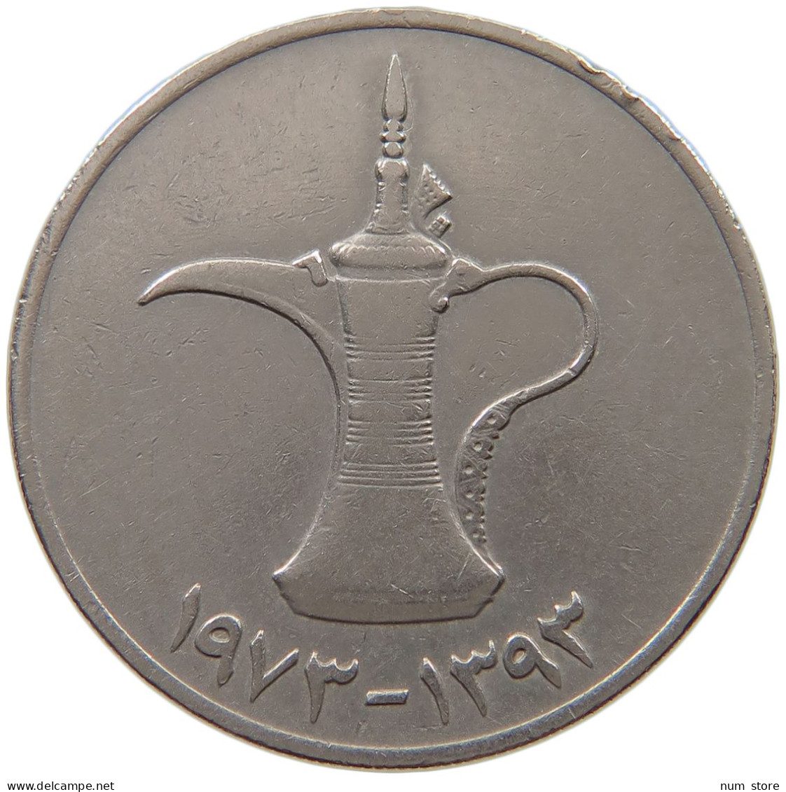 UNITED ARAB EMIRATES DIRHAM 1973  #a079 0115 - Emiratos Arabes