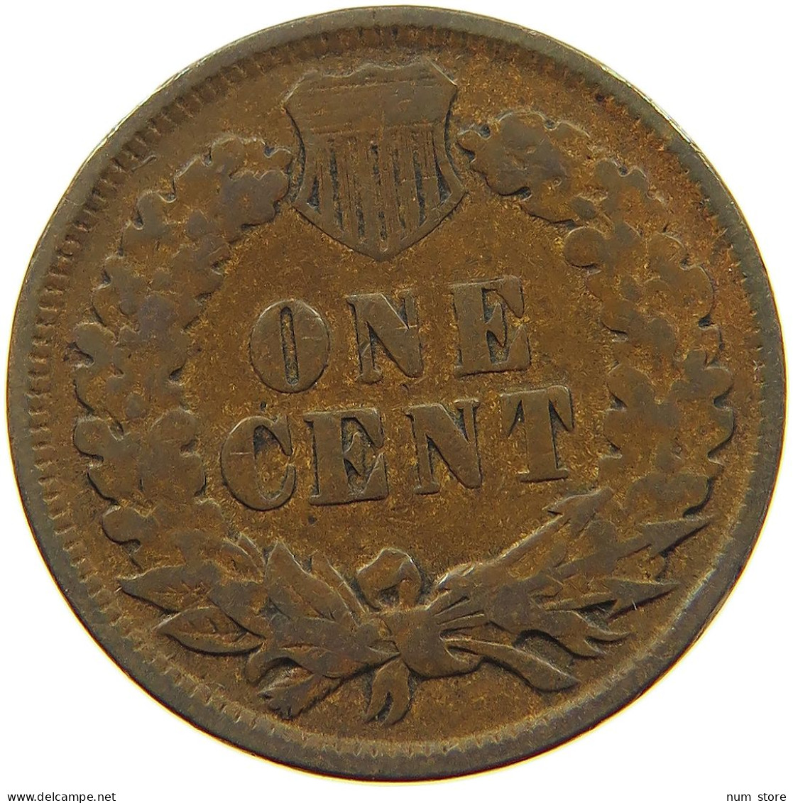 UNITED STATES OF AMERICA CENT 1898 INDIAN HEAD #s063 0381 - 1859-1909: Indian Head