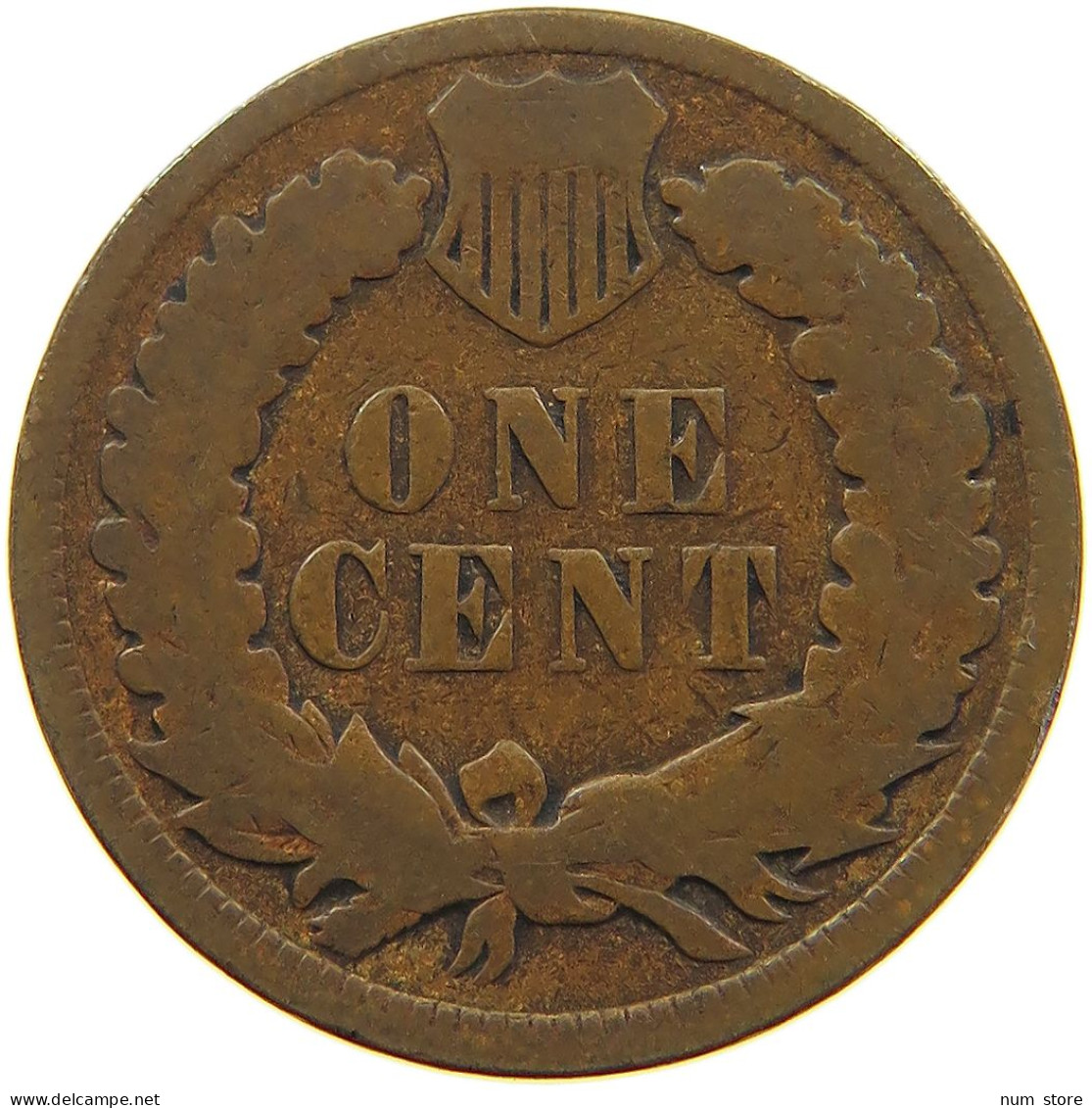 UNITED STATES OF AMERICA CENT 1898 INDIAN HEAD #a063 0193 - 1859-1909: Indian Head
