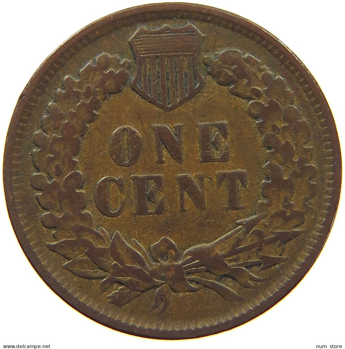 UNITED STATES OF AMERICA CENT 1898 INDIAN HEAD #s033 0127 - 1859-1909: Indian Head