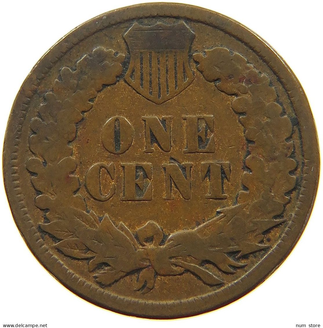 UNITED STATES OF AMERICA CENT 1897 INDIAN HEAD #s063 0485 - 1859-1909: Indian Head