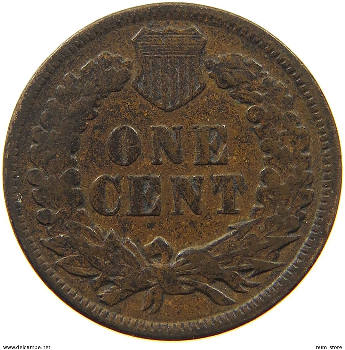 UNITED STATES OF AMERICA CENT 1897 INDIAN HEAD ENGRAVED #a036 0669 - 1859-1909: Indian Head