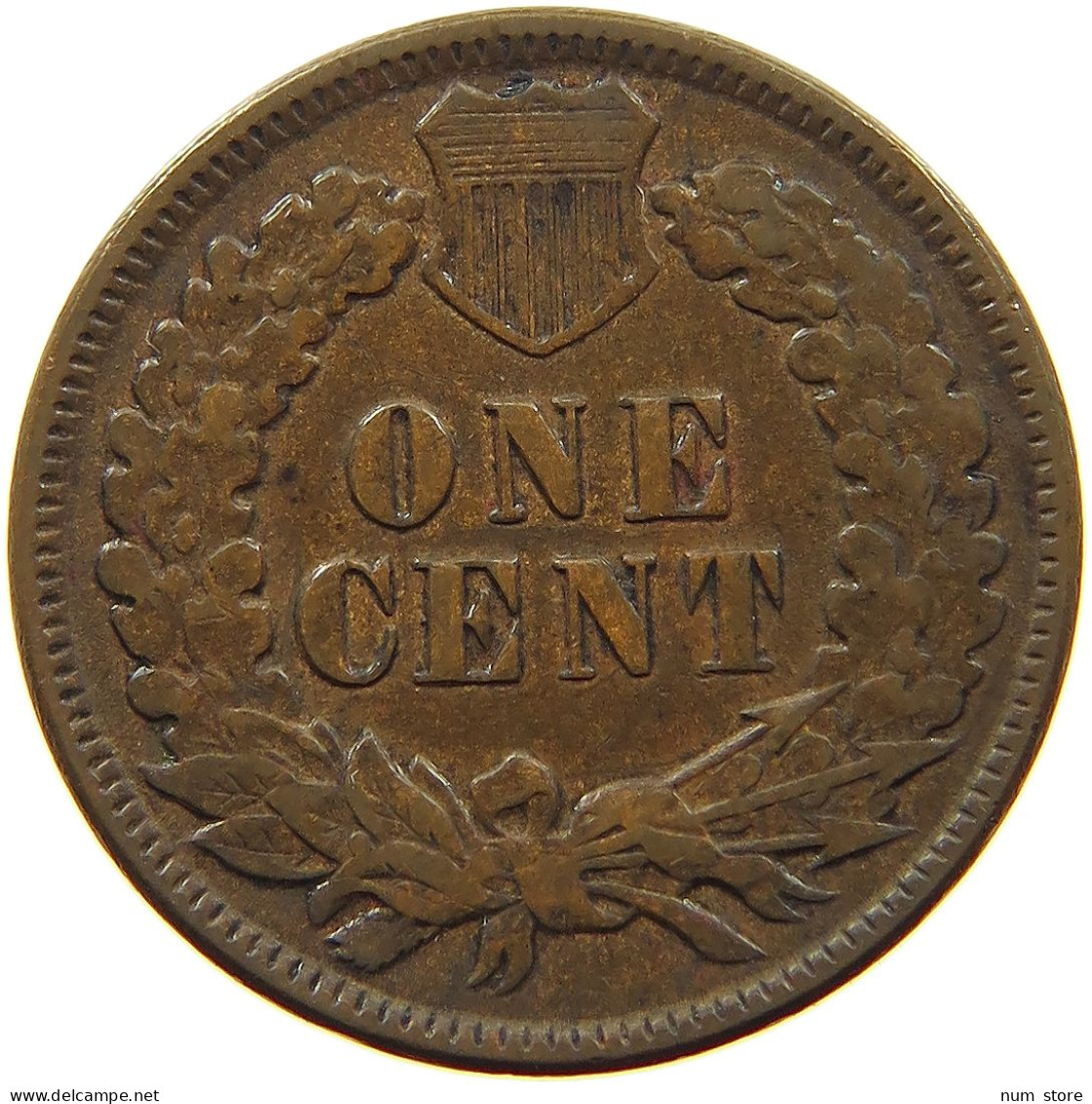 UNITED STATES OF AMERICA CENT 1897 INDIAN HEAD #s063 0069 - 1859-1909: Indian Head