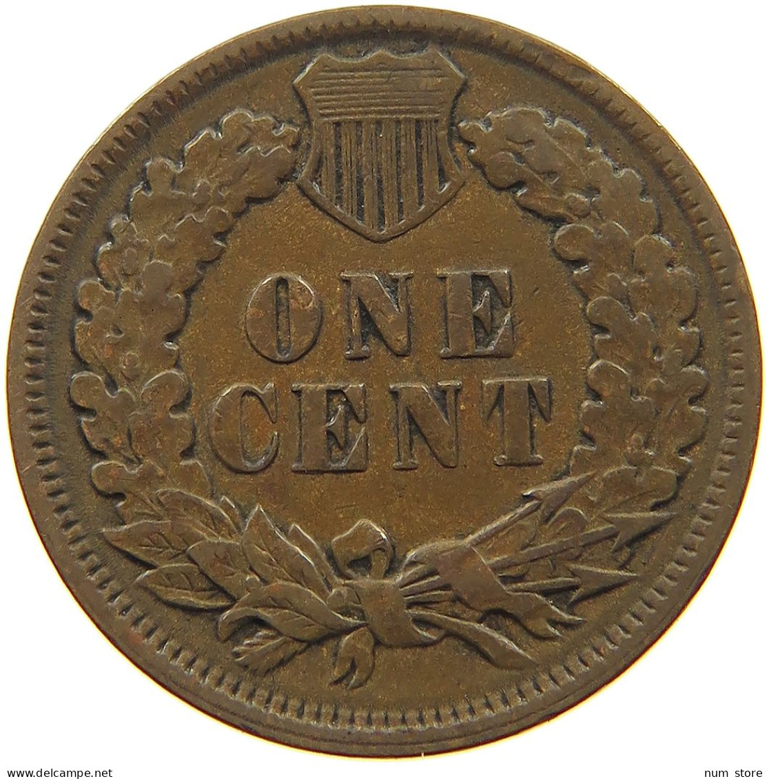 UNITED STATES OF AMERICA CENT 1897 INDIAN HEAD #c082 0269 - 1859-1909: Indian Head