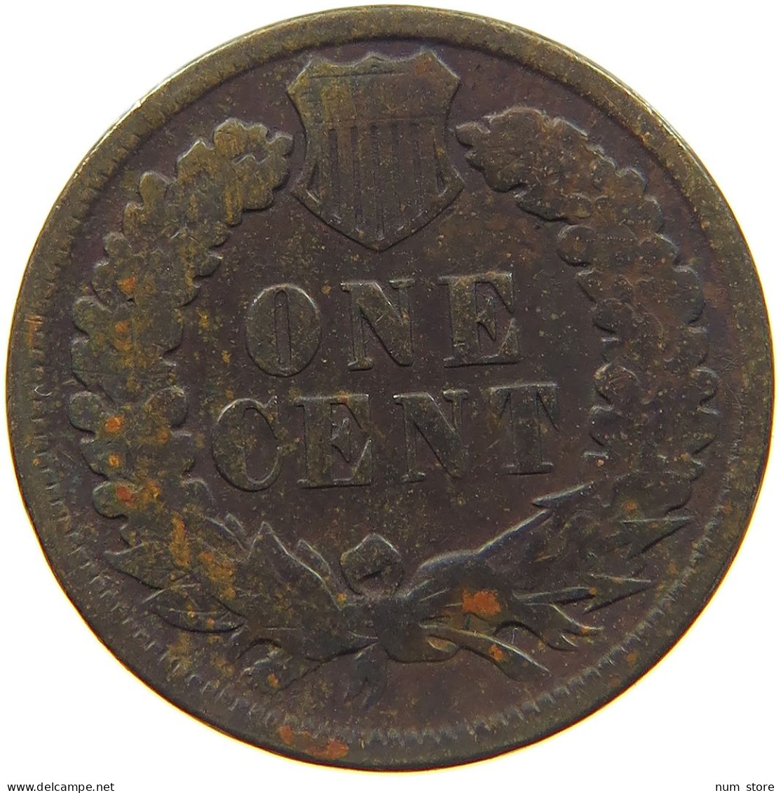 UNITED STATES OF AMERICA CENT 1896 INDIAN HEAD #c012 0141 - 1859-1909: Indian Head