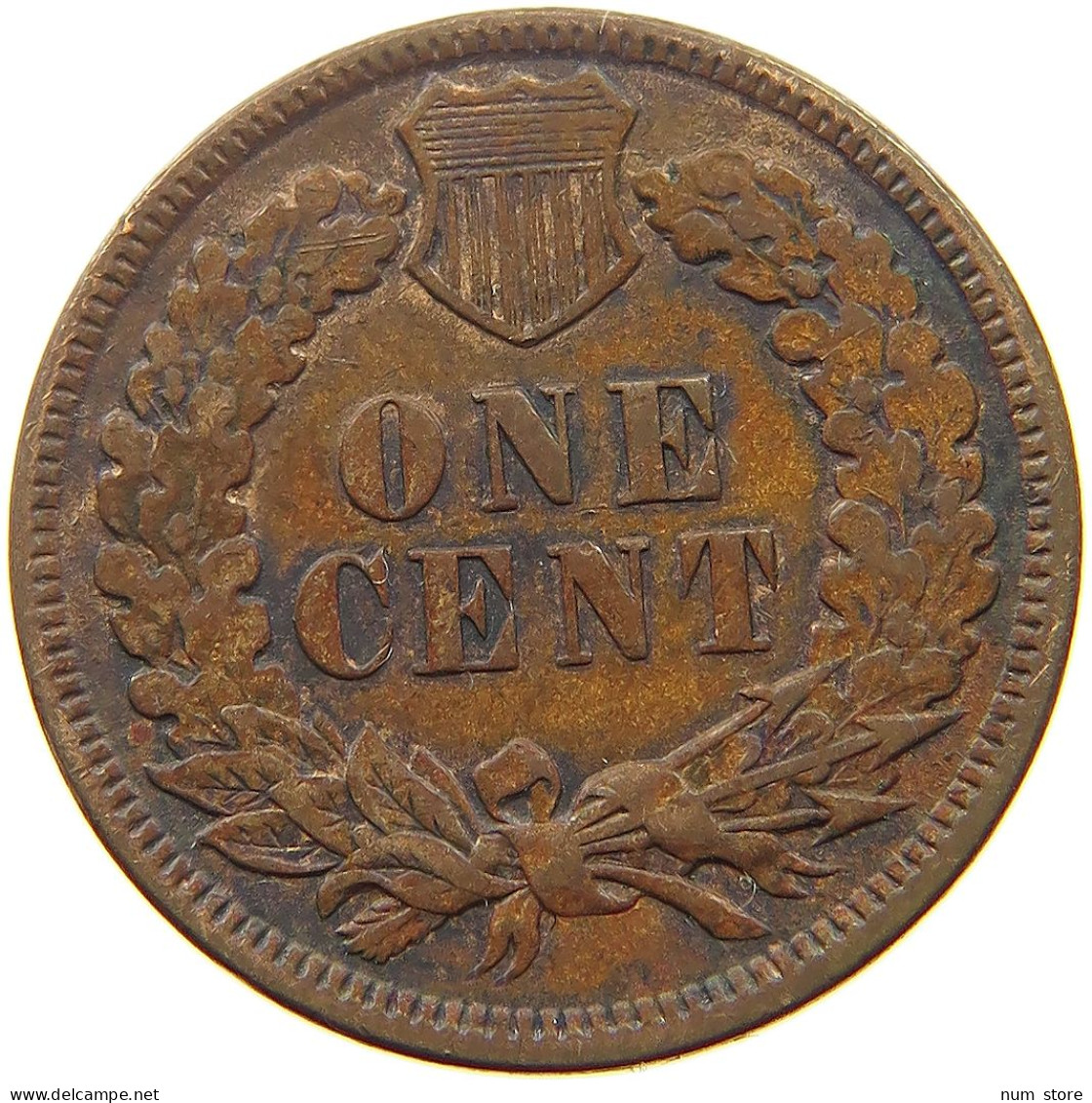 UNITED STATES OF AMERICA CENT 1895 INDIAN HEAD #s051 0865 - 1859-1909: Indian Head