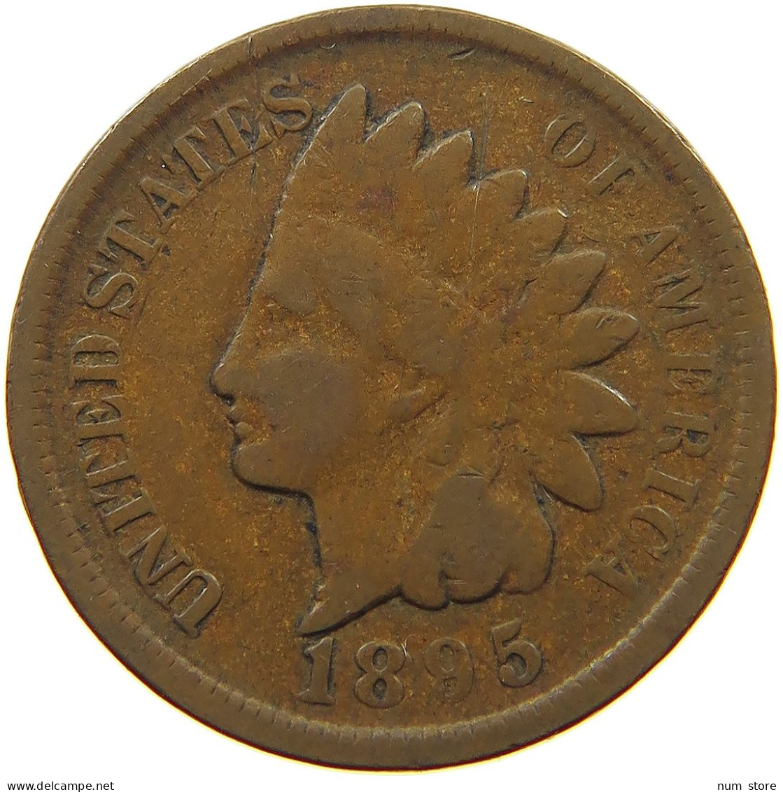 UNITED STATES OF AMERICA CENT 1895 INDIAN HEAD #s063 0171 - 1859-1909: Indian Head