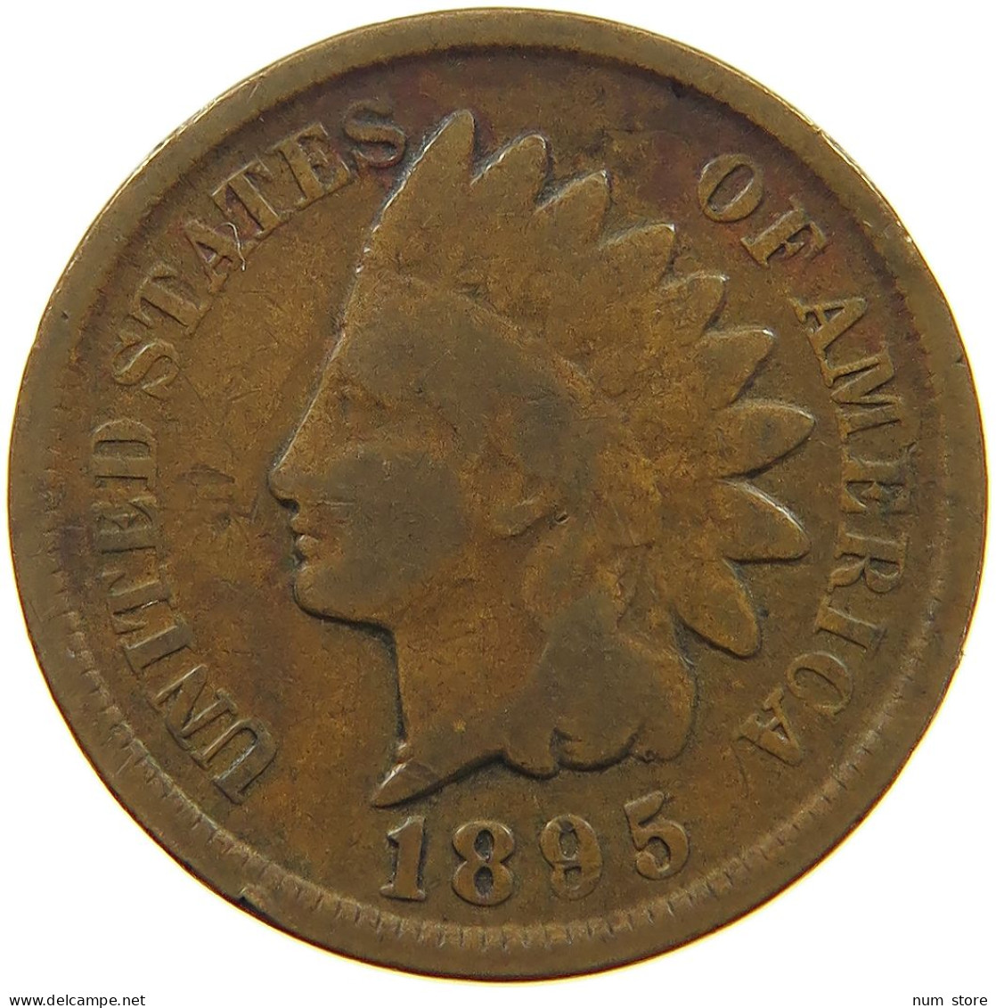 UNITED STATES OF AMERICA CENT 1895 INDIAN HEAD #a059 0701 - 1859-1909: Indian Head