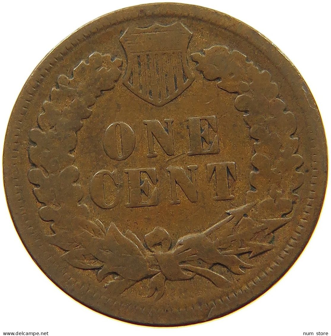 UNITED STATES OF AMERICA CENT 1893 INDIAN HEAD #s063 0197 - 1859-1909: Indian Head