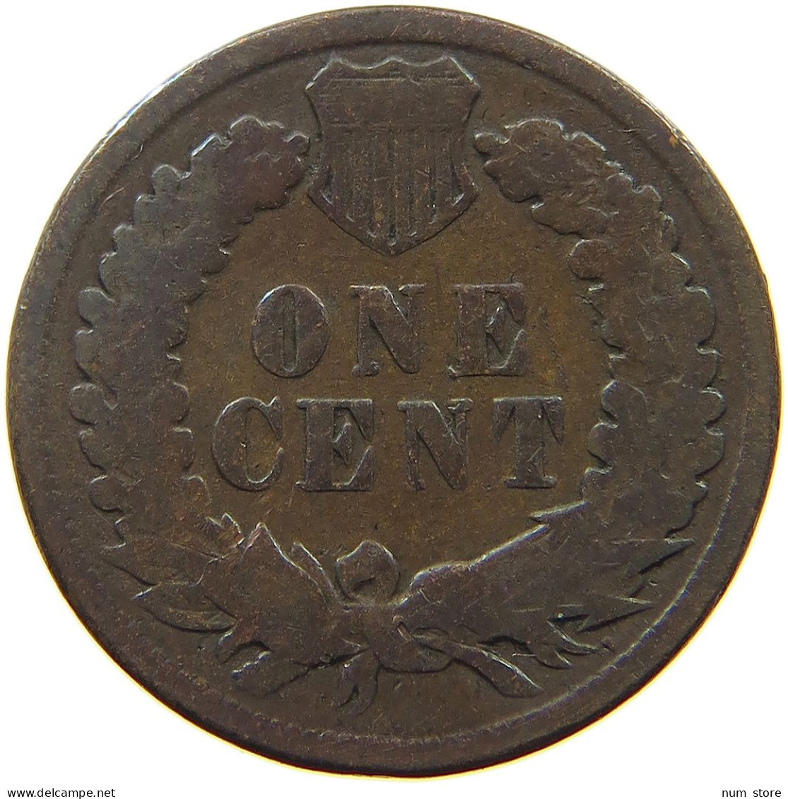 UNITED STATES OF AMERICA CENT 1893 INDIAN HEAD #a094 0269 - 1859-1909: Indian Head