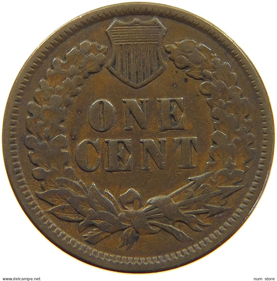 UNITED STATES OF AMERICA CENT 1893 INDIAN HEAD #a063 0255 - 1859-1909: Indian Head