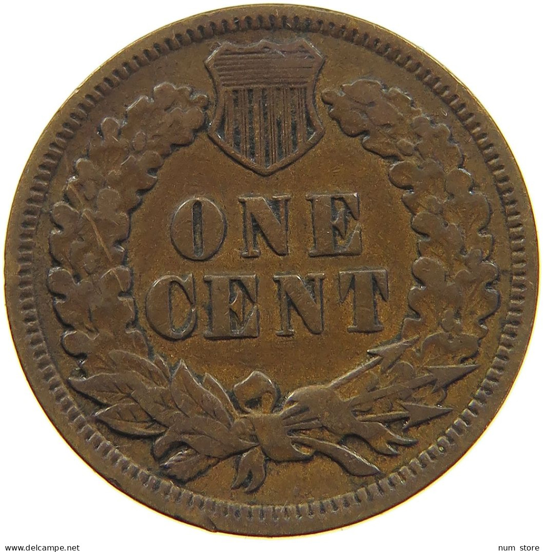 UNITED STATES OF AMERICA CENT 1892 INDIAN HEAD #c083 0649 - 1859-1909: Indian Head