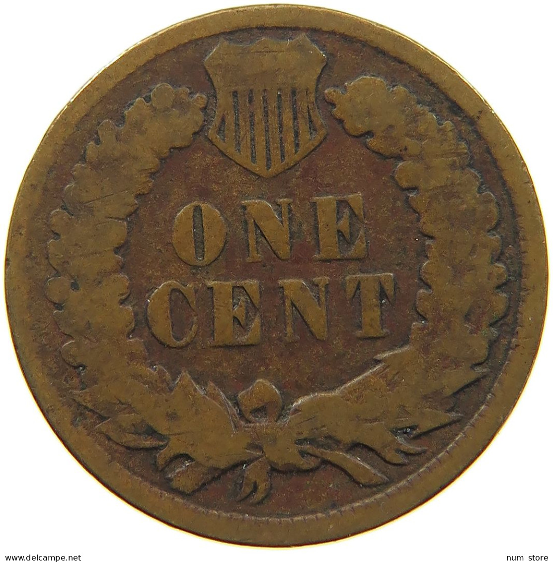 UNITED STATES OF AMERICA CENT 1892 INDIAN HEAD #c019 0349 - 1859-1909: Indian Head