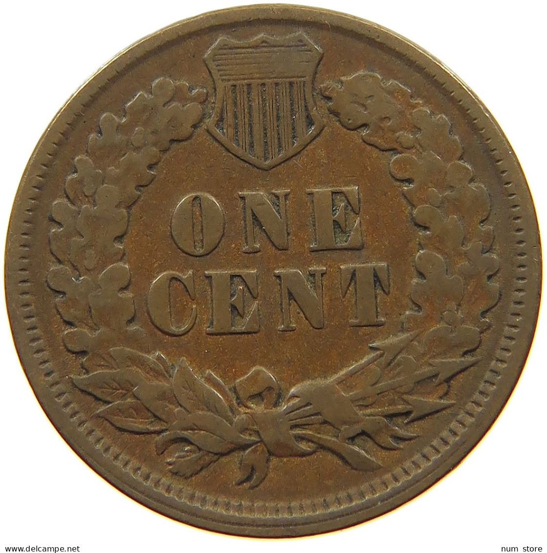 UNITED STATES OF AMERICA CENT 1892 INDIAN HEAD #c082 0271 - 1859-1909: Indian Head