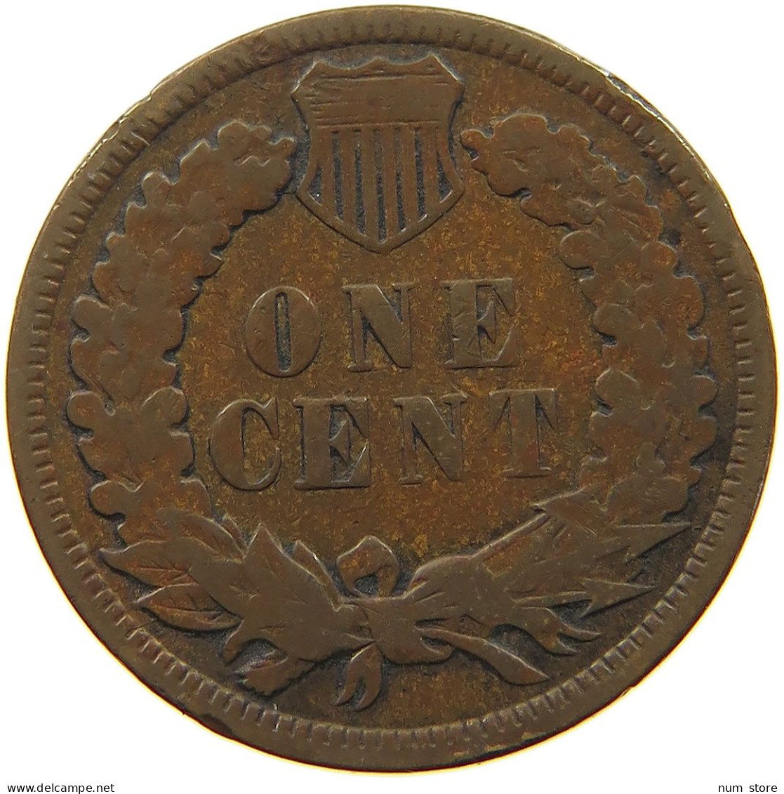 UNITED STATES OF AMERICA CENT 1892 INDIAN HEAD #a036 0693 - 1859-1909: Indian Head