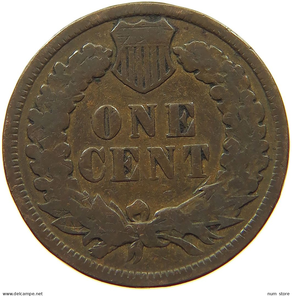 UNITED STATES OF AMERICA CENT 1891 INDIAN HEAD #s078 0923 - 1859-1909: Indian Head