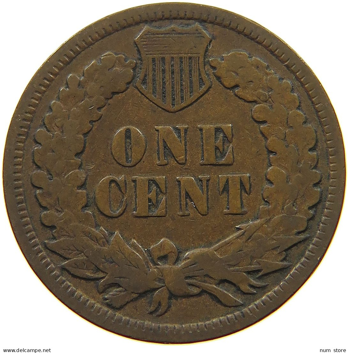 UNITED STATES OF AMERICA CENT 1891 INDIAN HEAD #s063 0127 - 1859-1909: Indian Head