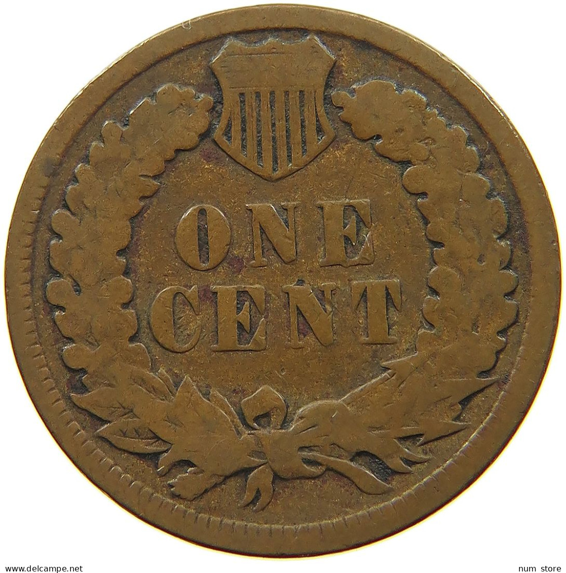 UNITED STATES OF AMERICA CENT 1891 INDIAN HEAD #s063 0173 - 1859-1909: Indian Head