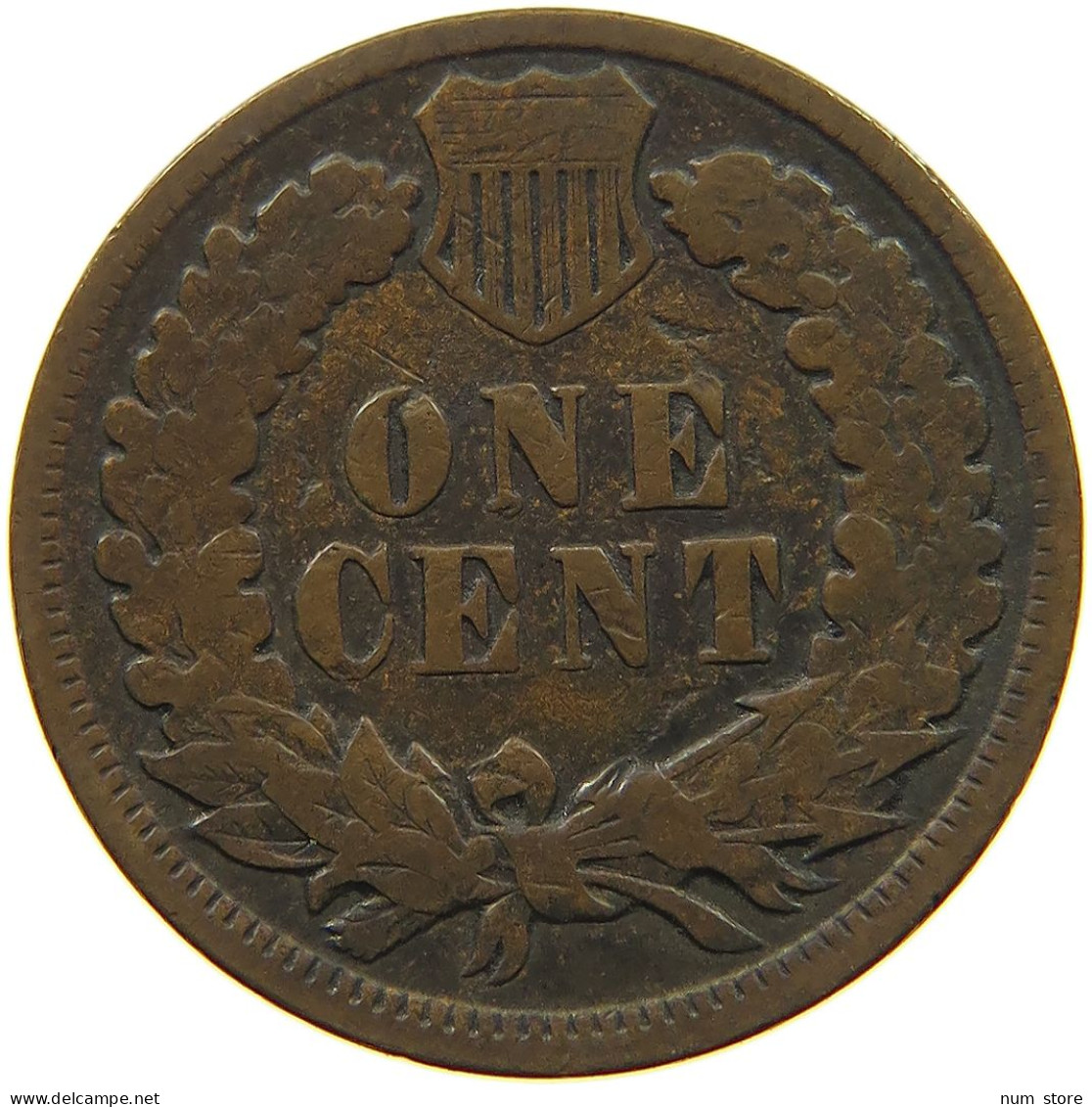 UNITED STATES OF AMERICA CENT 1891 INDIAN HEAD #c013 0123 - 1859-1909: Indian Head