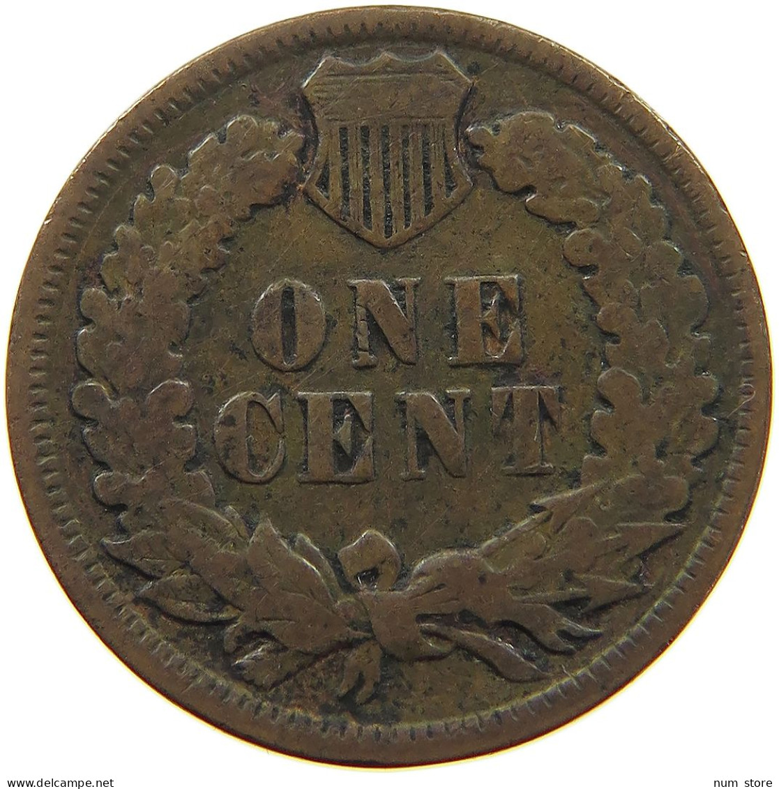 UNITED STATES OF AMERICA CENT 1891 INDIAN HEAD #a013 0361 - 1859-1909: Indian Head