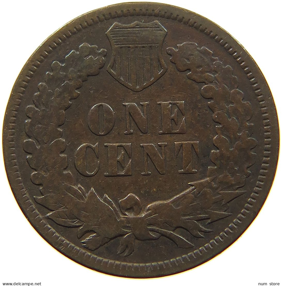 UNITED STATES OF AMERICA CENT 1890 INDIAN HEAD #s063 0281 - 1859-1909: Indian Head