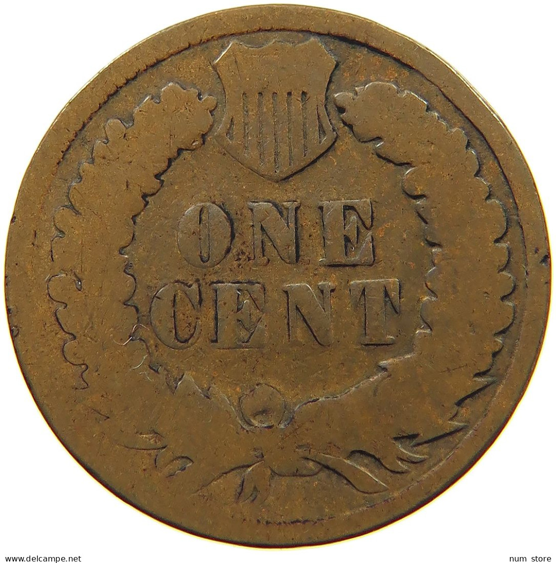 UNITED STATES OF AMERICA CENT 1890 INDIAN HEAD #s063 0279 - 1859-1909: Indian Head