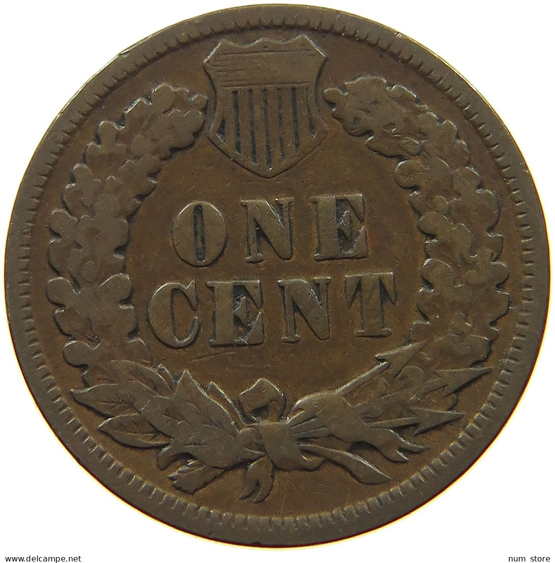UNITED STATES OF AMERICA CENT 1890 INDIAN HEAD #s063 0307 - 1859-1909: Indian Head