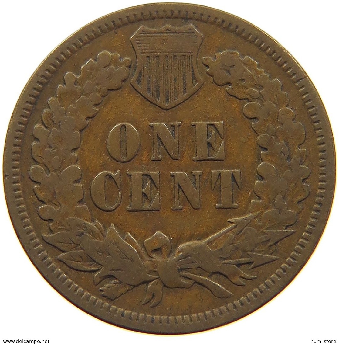 UNITED STATES OF AMERICA CENT 1890 INDIAN HEAD #c083 0677 - 1859-1909: Indian Head