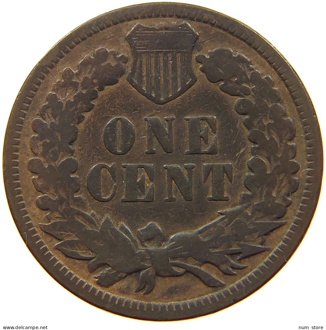 UNITED STATES OF AMERICA CENT 1892 INDIAN HEAD #s063 0461 - 1859-1909: Indian Head