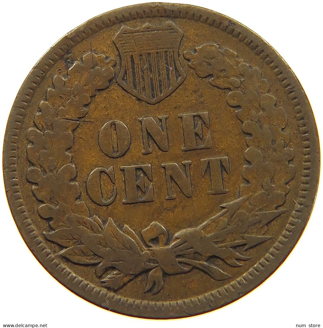 UNITED STATES OF AMERICA CENT 1890 INDIAN HEAD #c081 0459 - 1859-1909: Indian Head